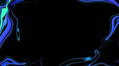 Sıvı dalga sınırı. Kapak, el ilanı, broşür, poster, düğün davetiyesi için çerçeve renkli doku.