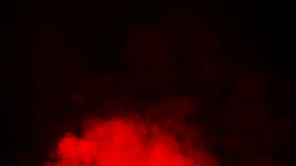 Studio Red Smoke Strean. Sovrapposizioni astratte texture nebbia . — Foto Stock