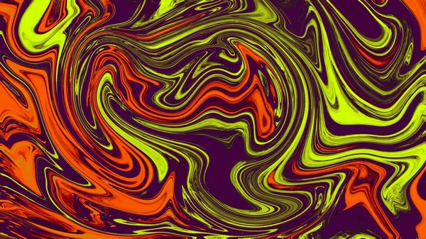 Digital Proton färg abstrakt bakgrund med flytande Flow. Design marmor element. — Stockfoto