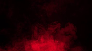 Kırmızı duman stüdyosu. Soyut sis dokusu örtüleri.