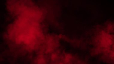 Kırmızı duman stüdyosu. Soyut sis dokusu örtüleri.