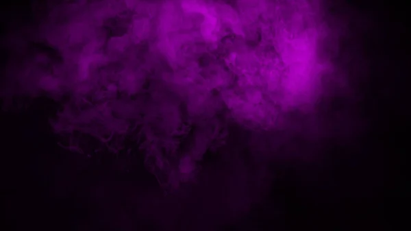 Abstract blue smoke mist fog on a black background. Texture. Design element. — Stock Photo, Image