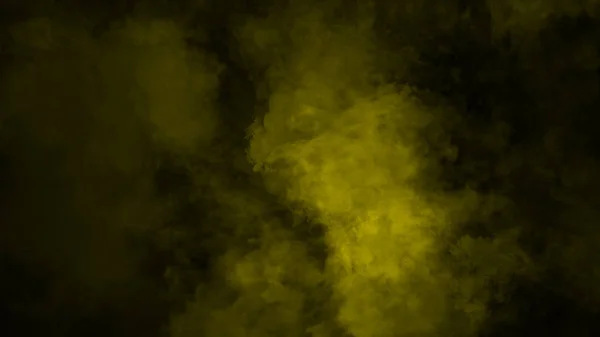 Niebla amarilla y efecto brumoso sobre el fondo. Textura de humo  . —  Fotos de Stock