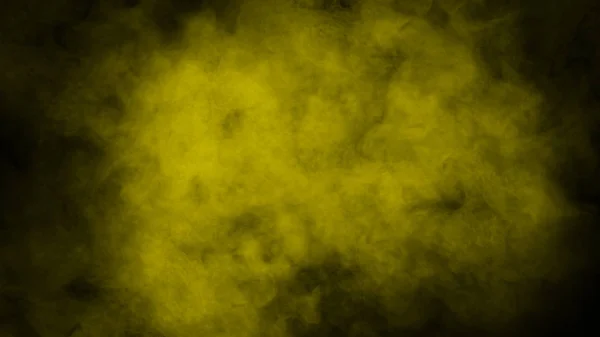 Κίτρινη ομίχλη και ομιχλώδης επίδραση στο φόντο. Καπνός . — Φωτογραφία Αρχείου