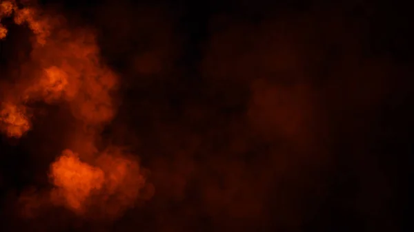 Feuerflammen Textur auf isoliertem schwarzen Hintergrund. perfekte Textur-Overlays für Kopierraum. Gestaltungselement — Stockfoto