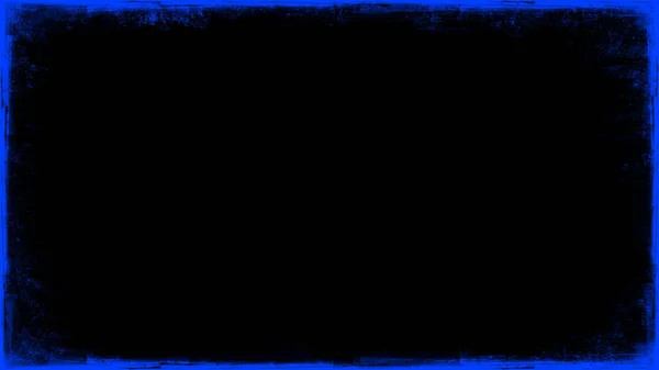 Stare zabytkowe niebieskie ramki na białym tle czarne tło. Nakładki obramowania — Zdjęcie stockowe