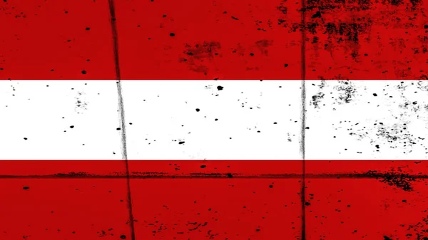 오스트리아의 국기입니다. 애국 적인 오래 된 그런 지 빈티지 질감 배경입니다. 디자인 요소 — 스톡 사진