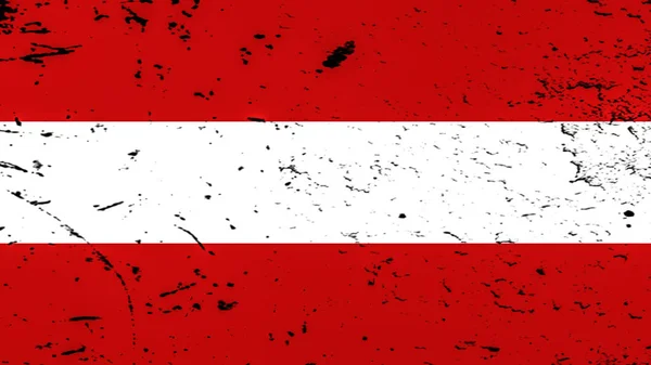 オーストリアの国旗。愛国的な古いグランジヴィンテージテクスチャの背景。デザイン要素 — ストック写真