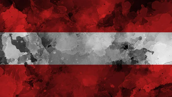 Bandera de Austria. Patriótico viejo grunge vintage textura de fondo. Elemento de diseño — Foto de Stock