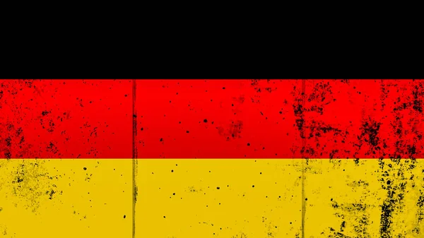 Flag of Germany. Patriotic old grunge vintage texture background. Design element