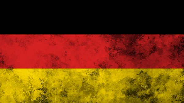Flagge Deutschlands. patriotische alte Grunge Vintage Textur Hintergrund. Gestaltungselement — Stockfoto