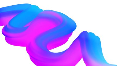 Trendy canlı degrade ile soyut modern sıvı arka plan. Akış Mor ve Mavi renkler.