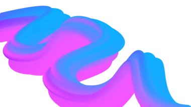 Trendy canlı degrade ile soyut modern sıvı arka plan. Akış Mor ve Mavi renkler.