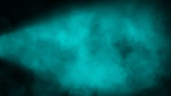 Abstract blue spotlight with smoke mist fog on a black background. Texture background for graphic web design — Stock Photo, Image