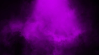 Kuru buz mor duman bulutlar sis zemin doku. . İzole edilmiş siyah arka plan üzerinde mükemmel spot sis etkisi