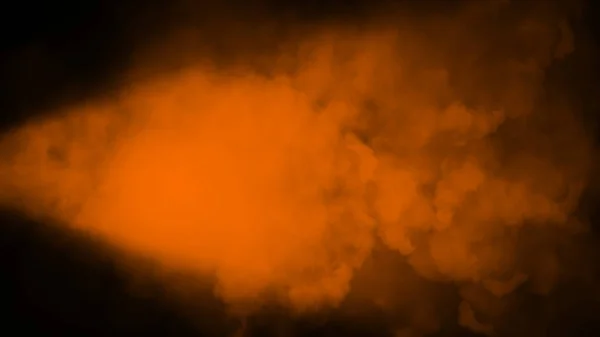 Αφηρημένο πορτοκαλί προβολέα με φόντο ομίχλης αιθάλης. Φόντο υφής για στοιχείο σχεδίασης ιστού γραφικών. — Φωτογραφία Αρχείου