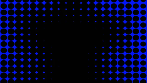 파란색 텍스처 . 최면 하프 톤 환각 예술 . 그래픽 트렌디 한 싱크트웨이브 배경. — 스톡 사진