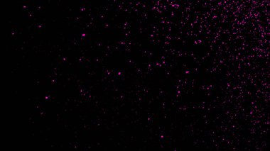 Rastgele mor közler uçan bindirme tasarımı için arka planda izole parçacıklar kıvılcım.