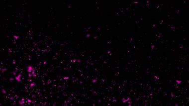 Rastgele mor közler uçan bindirme tasarımı için arka plan izole parçacıklar kıvılcım.