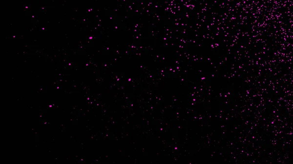 Braises violettes aléatoires volantes étincelles particules isolées sur le fond pour la conception de superposition . — Photo