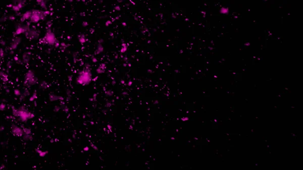 Random violet embers flying sparks particles isolated on the background for overlay design.