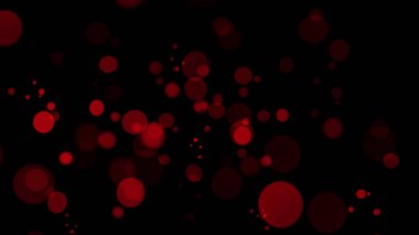 Kırmızı romantik aşk Bokeh arka plan doku bindirmeleri için. Sihirli parıltı.