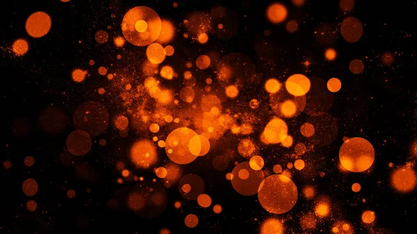 Fondo bokeh abstracto dorado. partículas de polvo reales con estrellas de destello de lentes reales. luces de brillo. Abst.ract luces desenfocadas . —  Fotos de Stock