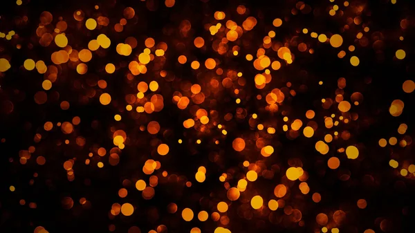 Gouden abstracte bokeh achtergrond. echte stofdeeltjes met echte lens flare sterren. glitter lichten. ABst. ract lichten gedeconcentreerde. — Stockfoto