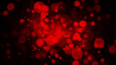 Aşk kırmızı bokeh arka plan. Tasarım öğesi.