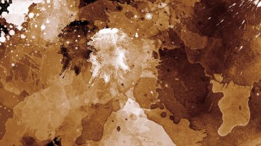 Kahverengi suluboya texutre. Tasarım arka planı.