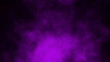 Mor sis ve siyah arka plan üzerinde sis etkisi. Duman doku . Tasarım öğesi