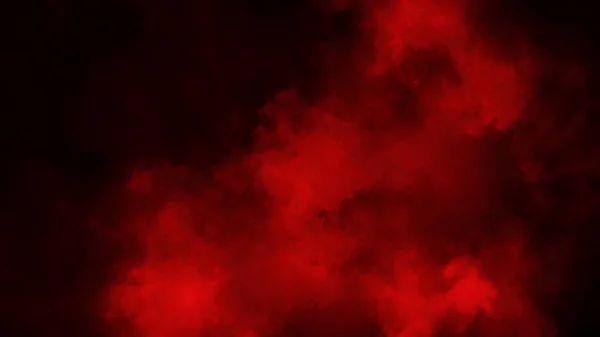Röd rökstudio. Abstrakt dimstruktur överlägg. — Stockfoto