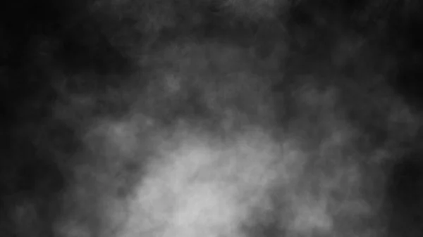 Abstrakter Rauchdampf bewegt sich auf schwarzem Hintergrund. das Konzept der Aromatherapie. Gestaltungselement — Stockfoto