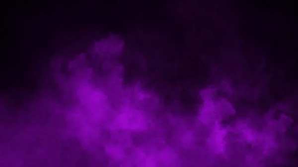 Purple fog and mist effect on black background. Smoke texture . Design element — Stock Photo, Image