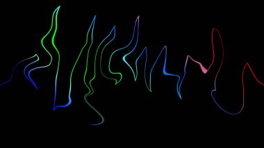 Ses dijital ekolayzır teknolojisi, nabız müzikal. Ses dalgasının özeti. Tasarım öğesi