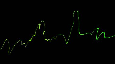 Ses dijital ekolayzır teknolojisi, nabız müzikal. Ses dalgasının özeti. Tasarım öğesi