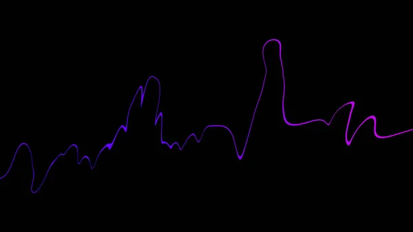 Kolorowe fale dźwiękowe na imprezę, DJ, Pub, kluby, dyskoteki. Technologia audio Equalizer dla aplikacji mobilnej. — Zdjęcie stockowe