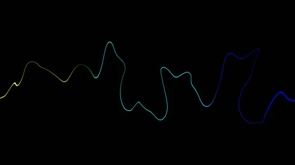 オーディオデジタルイコライザー技術、パルスミュージカル。音波の抽象。デザイン要素 — ストック写真