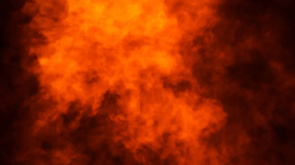 Texture Burn Fire Flames Isolated Black Background Texture Banner Flyer — Stock Photo, Image