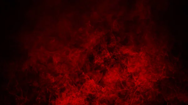 Vörös Köd Vagy Füst Izolált Különleges Hatást Gyakorol Padlón Vörös — Stock Fotó