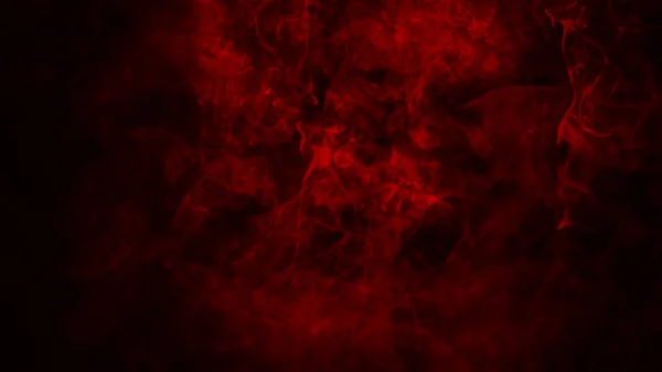 Red Fog Smoke Isolated Special Effect Floor Red Cloudiness Mist — Stock Photo, Image