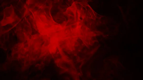 红色雾或烟雾对地板有隔离的特殊效果 红色云团 雾气或烟雾背景 — 图库照片