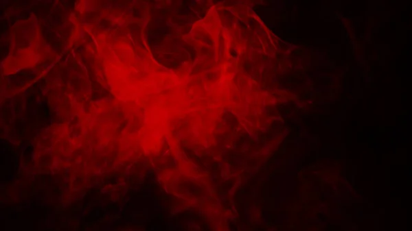 Red Fog Smoke Isolated Special Effect Floor Red Cloudiness Mist — Stock Photo, Image