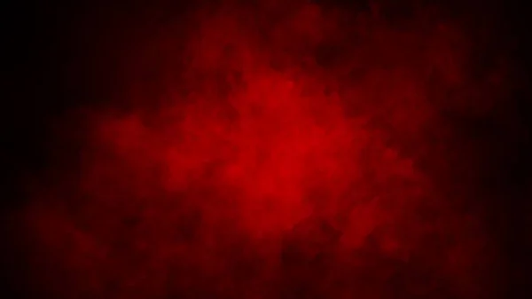红色雾或烟雾对地板有隔离的特殊效果 红色云团 雾气或烟雾背景 — 图库照片