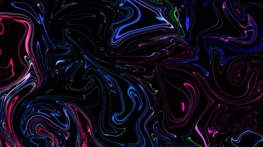 Dijital sıvı dalga soyut arka plan. Kapak, el ilanı için çizgi sanatsal doku.