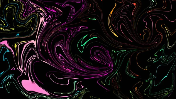 Digitale flüssige Welle abstrakten Hintergrund. Linie künstlerische Textur für Einband, Flyer. — Stockfoto
