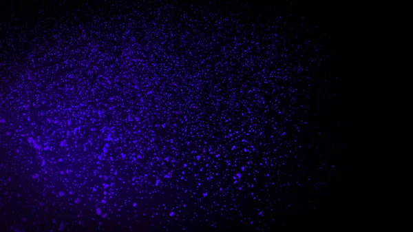 Blue particles effect dust debris isolated on black background, motion powder spray burst.