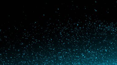 Rasgele mavi köz uçarak kaplama tasarımı için siyah arka planda izole parçacıkları kıvılcımlar.