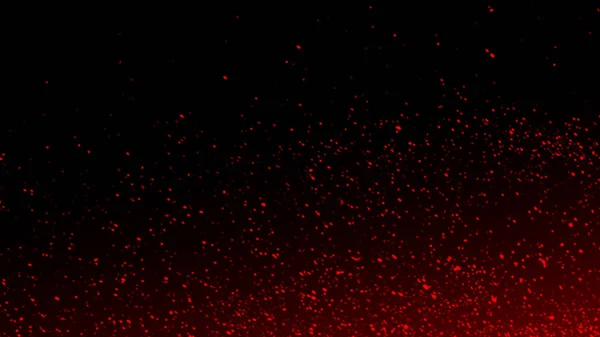 Effet rouge isolé réaliste pour la décoration et la couverture sur fond noir. Concept de particules, d'étincelles, de flamme et de lumière. Élément de conception . — Photo