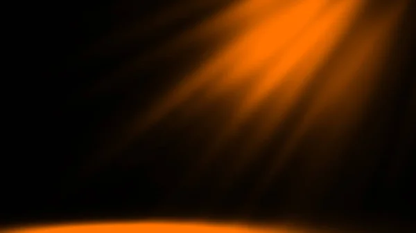 抽象的なオレンジ スポット ライト ミステリー煙テクスチャ。デザイン要素. — ストック写真